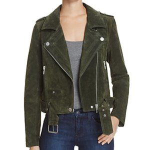 BLANK NYC Suede Moto Jacket - "Bank Roll" XS